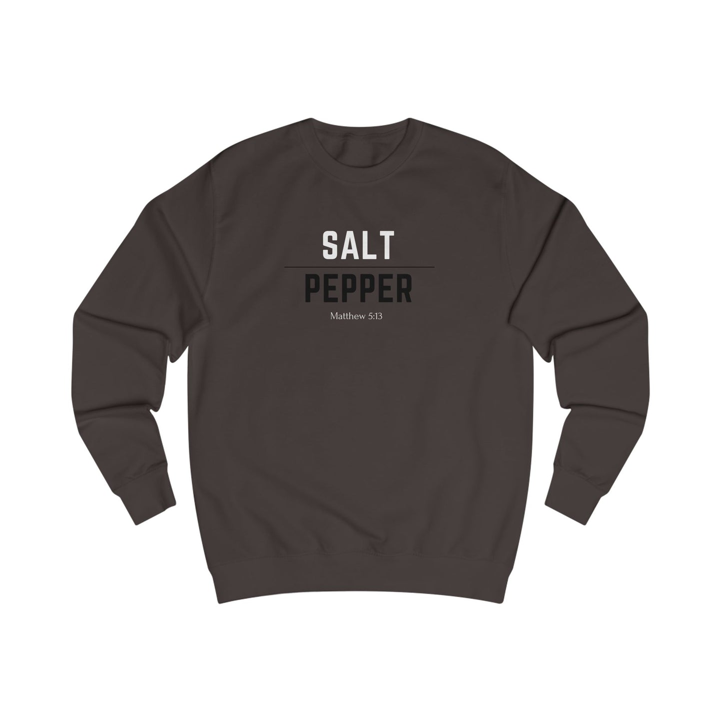 Hot Cocoa Classic Salt Over Pepper Crewneck Sweatshirt
