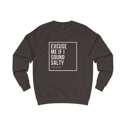 Hot Cocoa Excuse Me White Letter Crewneck