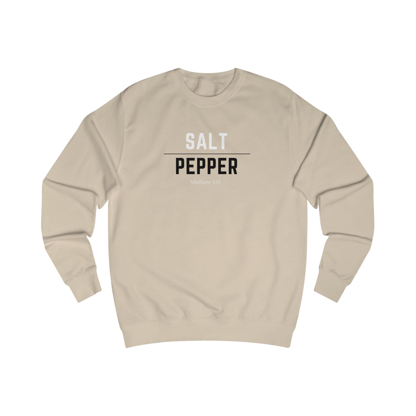 Nude Classic Salt Over Pepper Crewneck Sweatshirt
