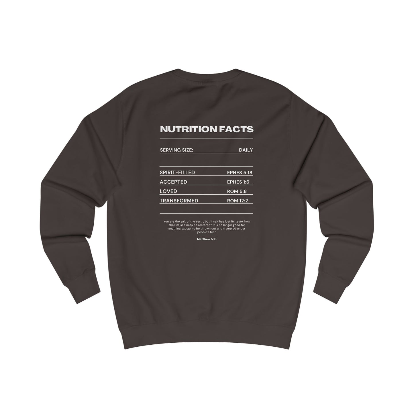Hot Cocoa Excuse Me White Letter Crewneck